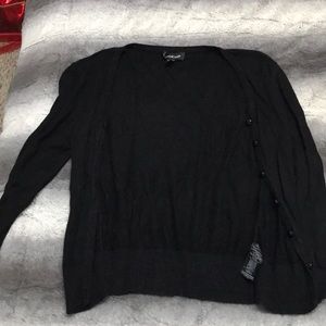 Black cardigan